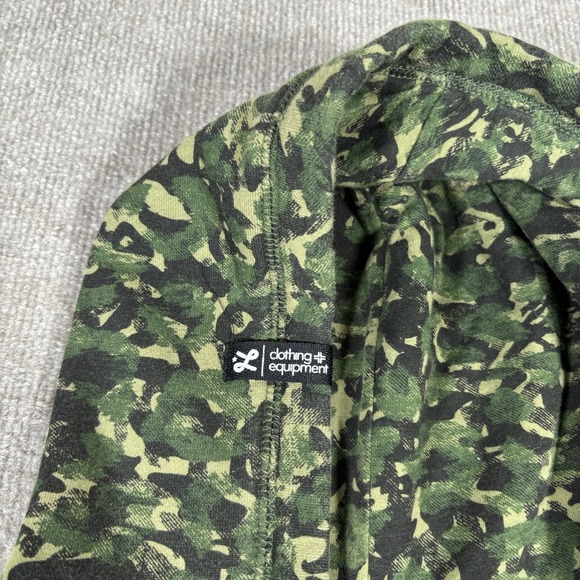 LRG Lifted Research Group Hoodie Sweatshirt Mens L Full Zip Green Camo Skate Y2K - Picture 7 of 12